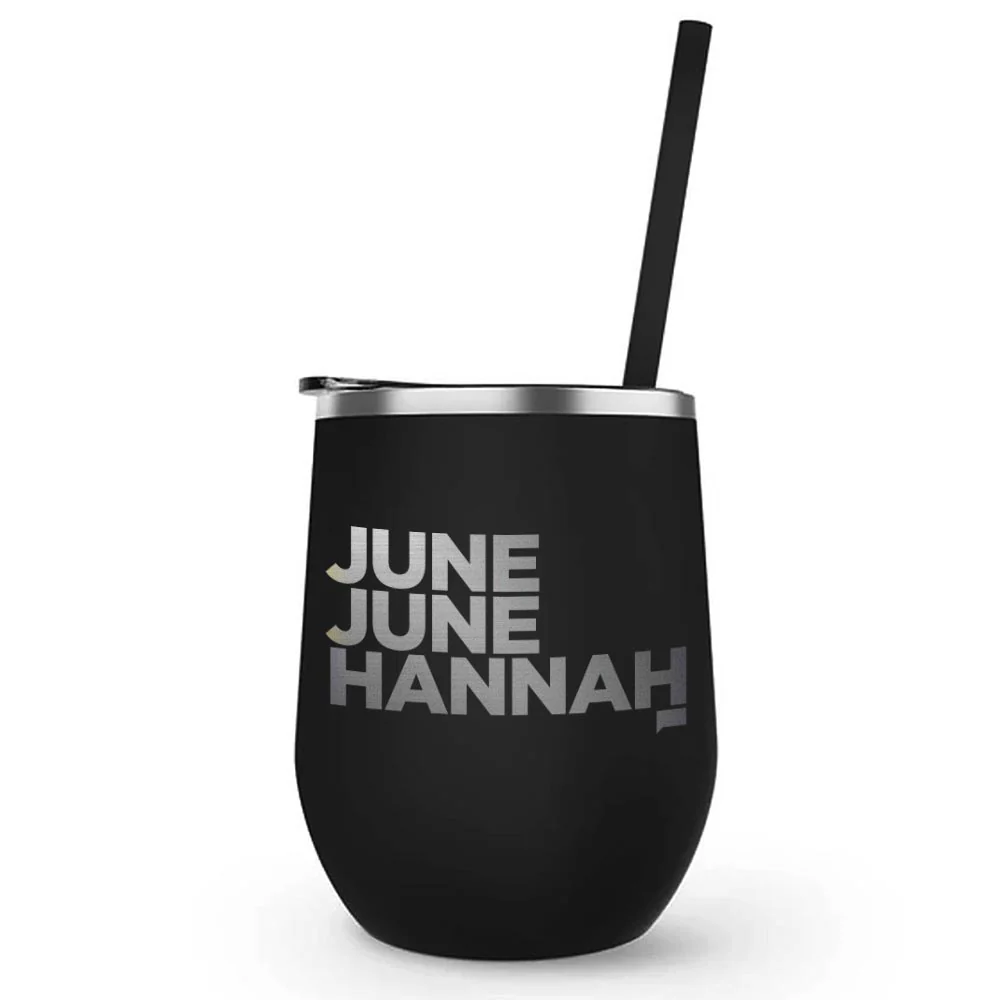 Below Deck June, June, Hannah 12 oz Stainless Steel Wine Tumbler - Image 3