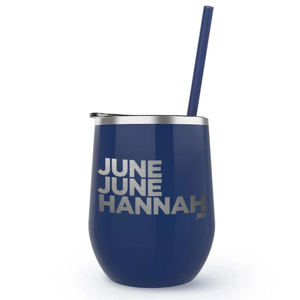 Below Deck June, June, Hannah 12 oz Stainless Steel Wine Tumbler - Image 4