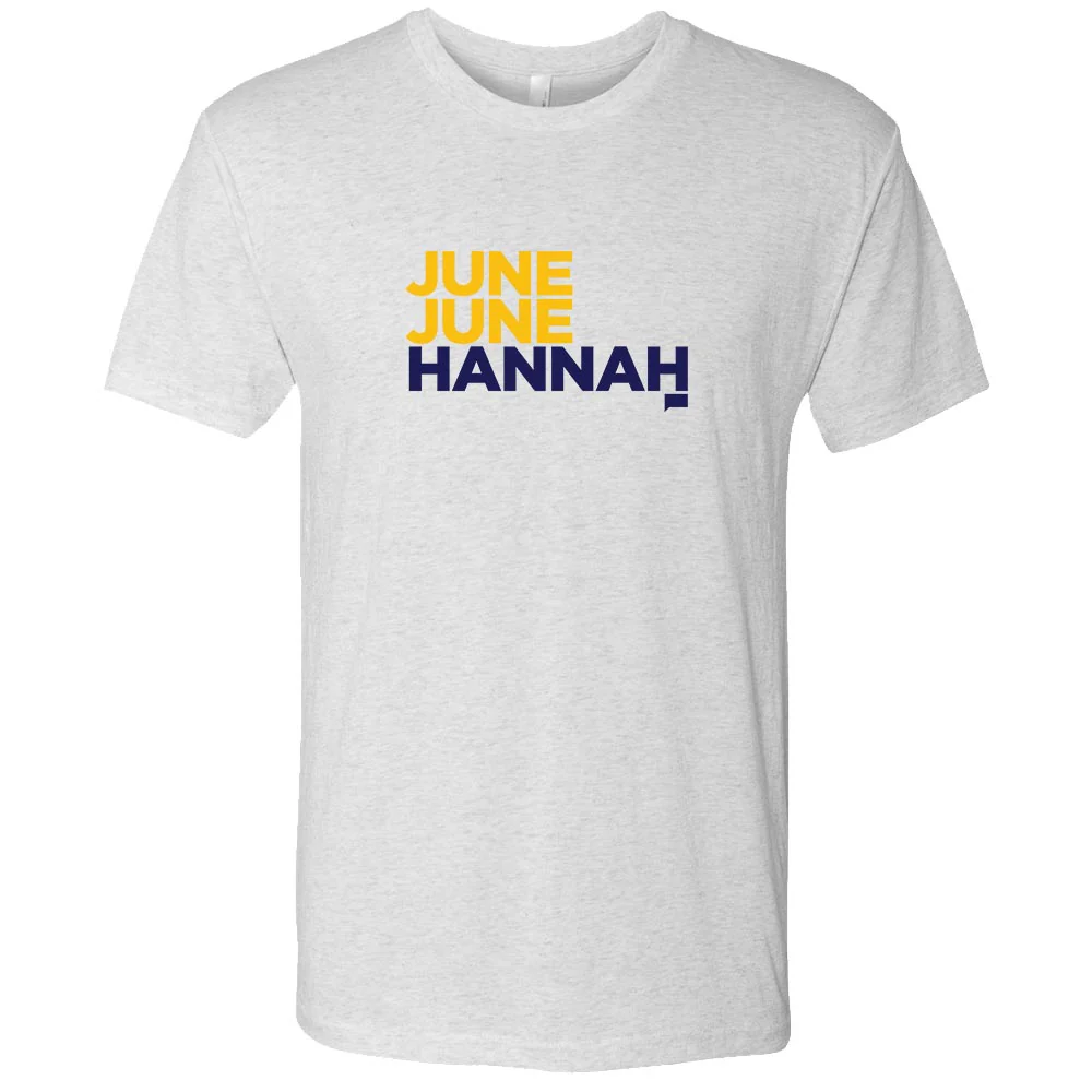 Below Deck June, June, Hannah Men's Tri-Blend Short Sleeve T-Shirt - Image 3