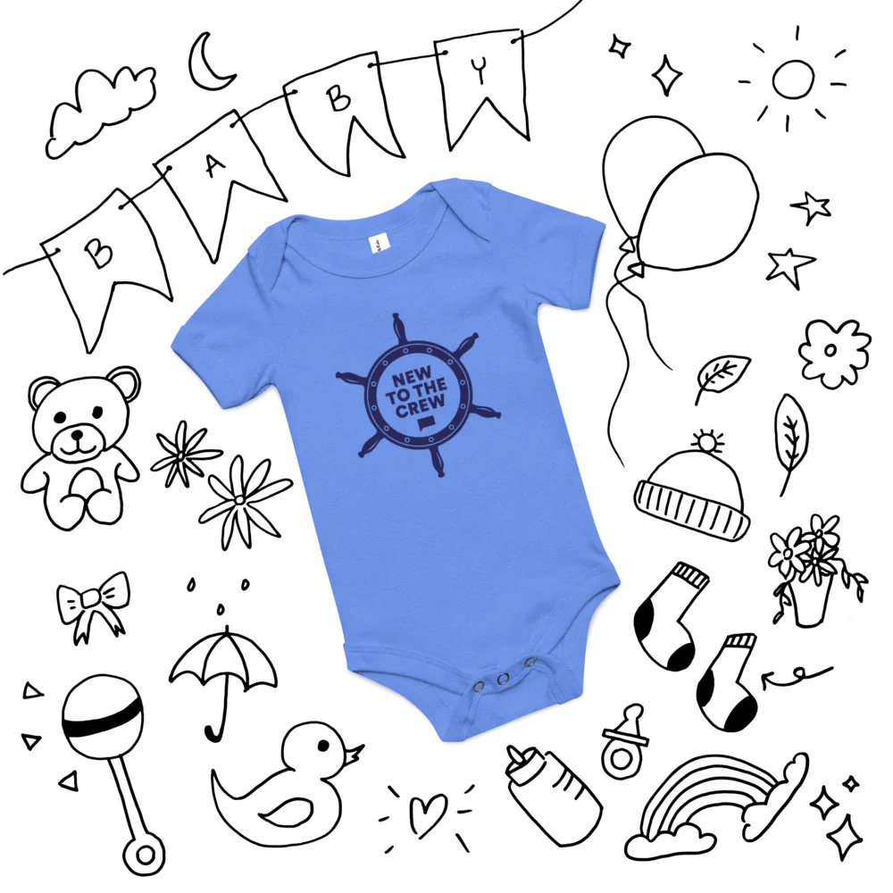 Below Deck New To The Crew Baby Bodysuit - Image 4
