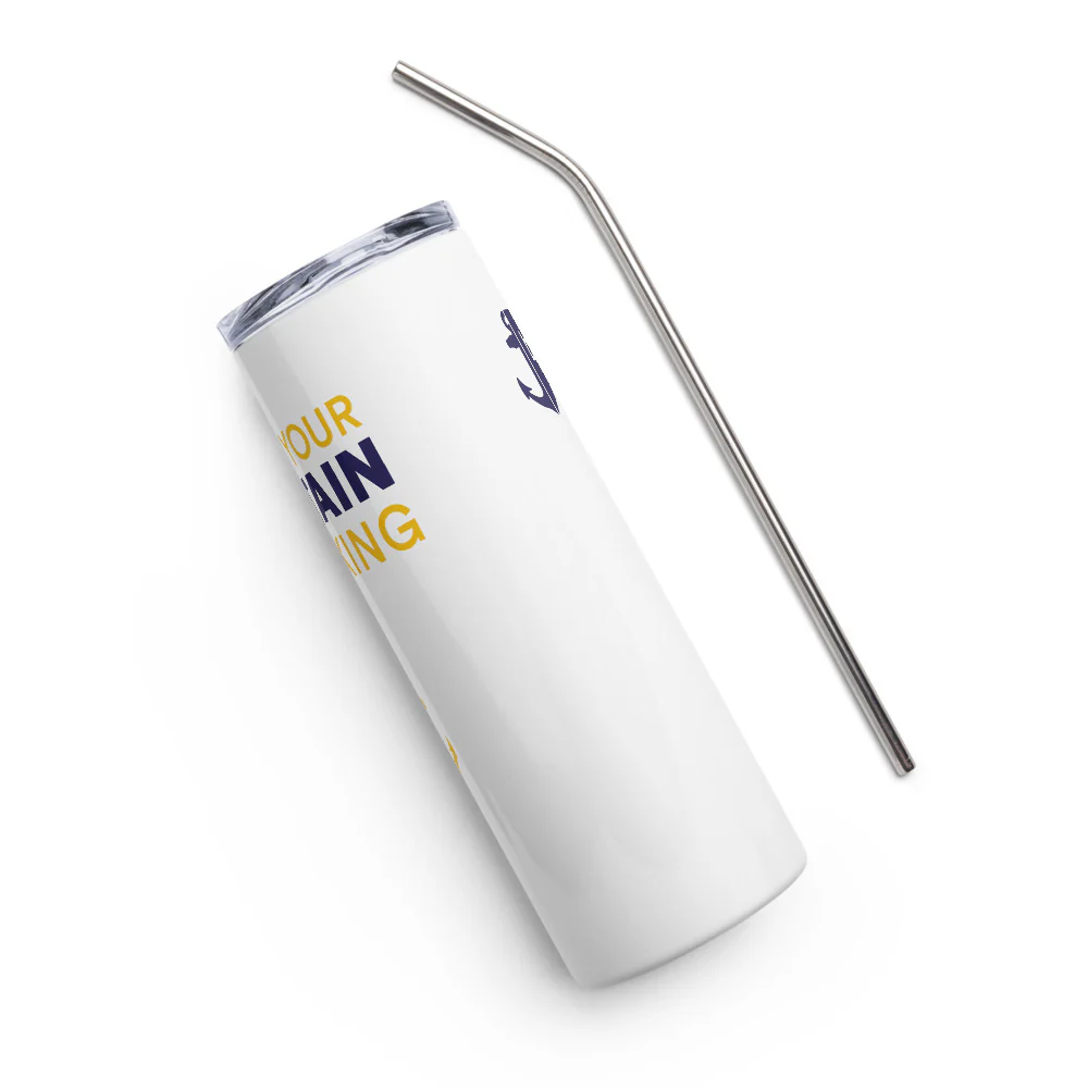 Below Deck This Is Your Captain Speaking Stainless Steel Tumbler - Image 9