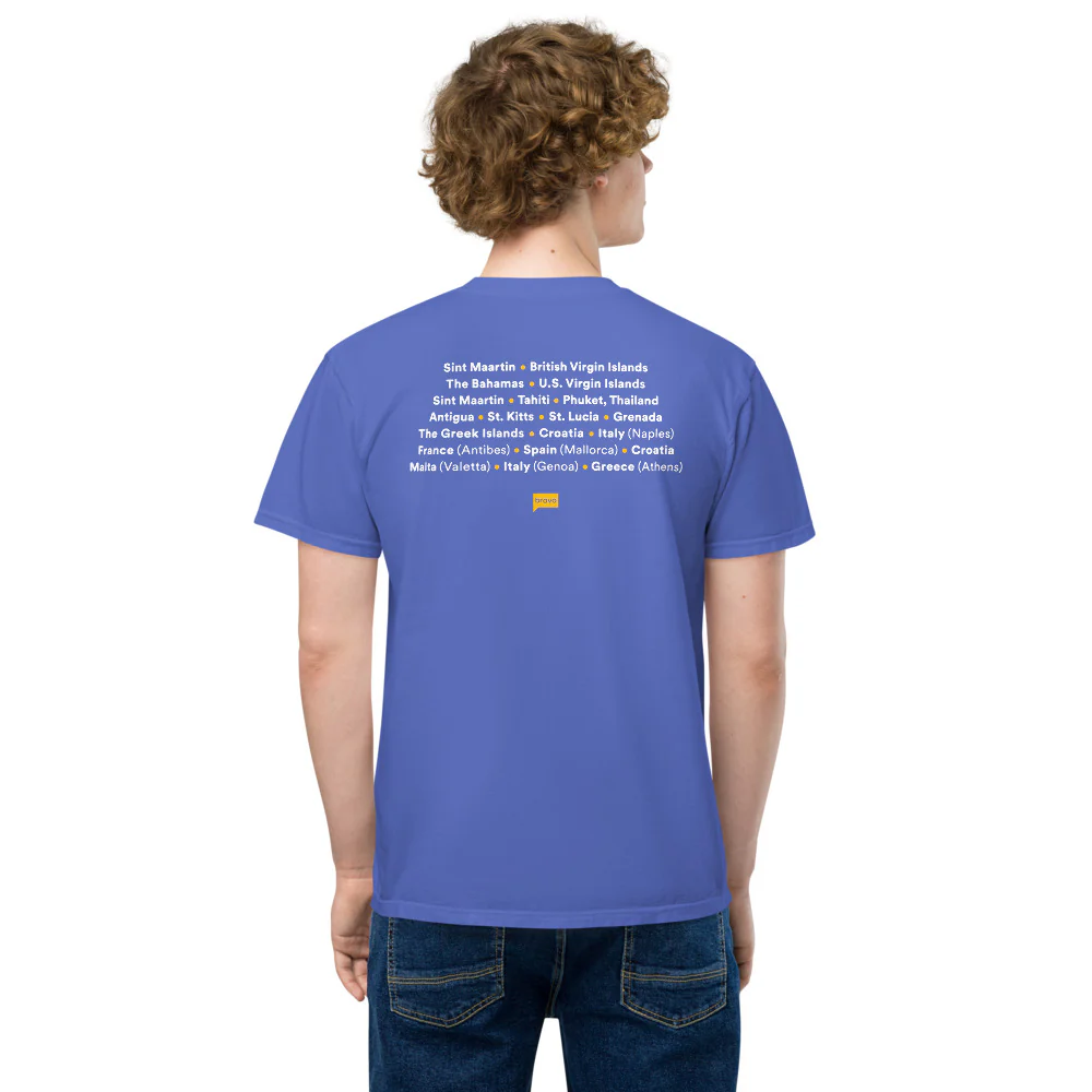Below Deck Yacht Club Comfort Colors Pocket T-Shirt - Image 4