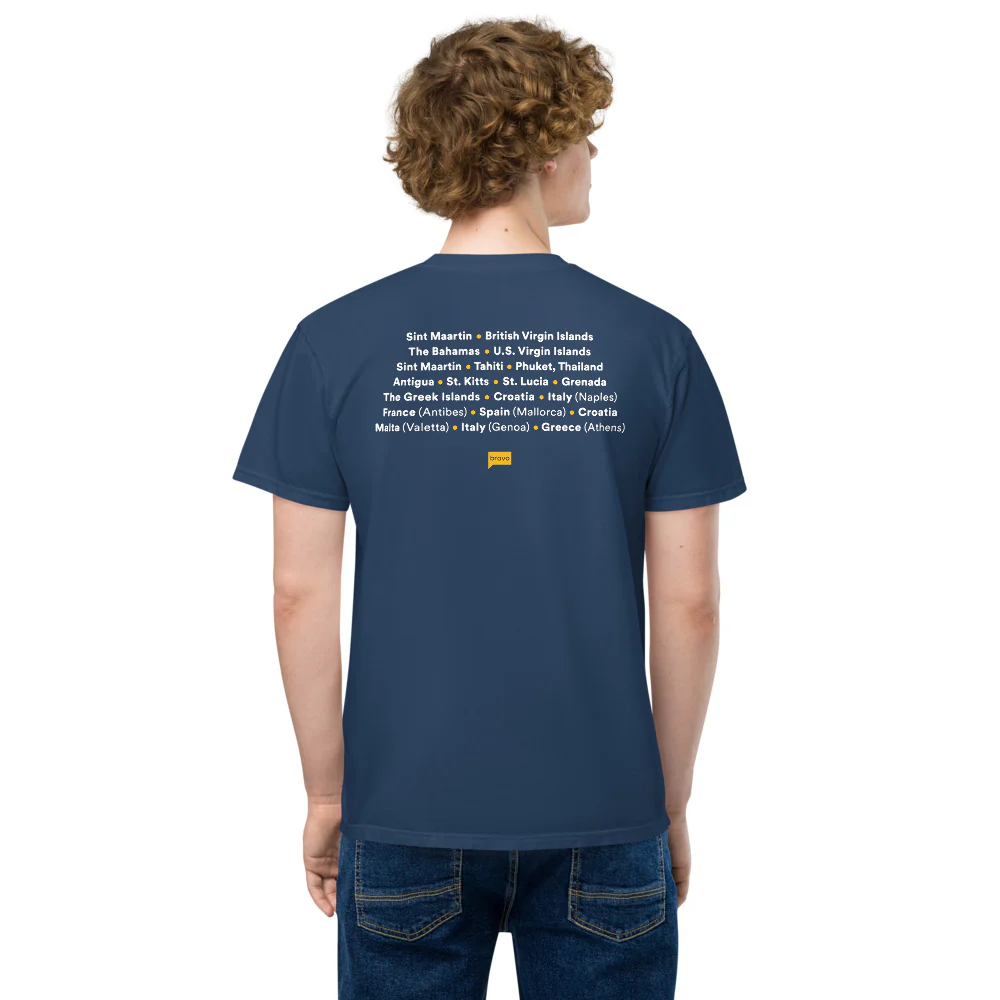 Below Deck Yacht Club Comfort Colors Pocket T-Shirt - Image 8