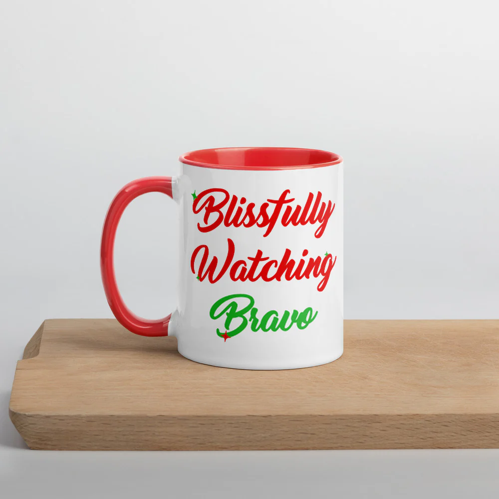Blissfully Watching Bravo Two Tone Mug - Image 21