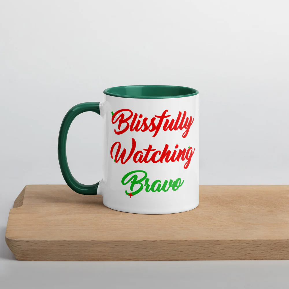 Blissfully Watching Bravo Two Tone Mug - Image 3