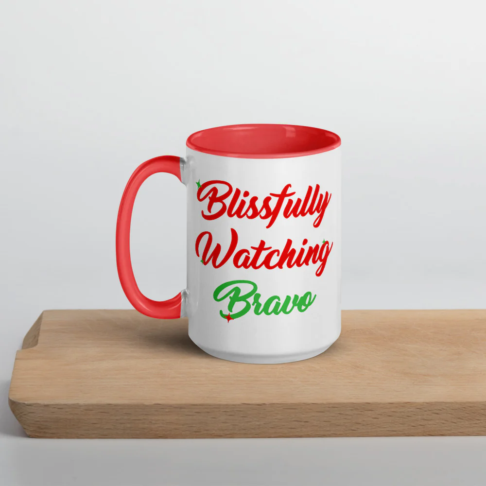 Blissfully Watching Bravo Two Tone Mug - Image 30