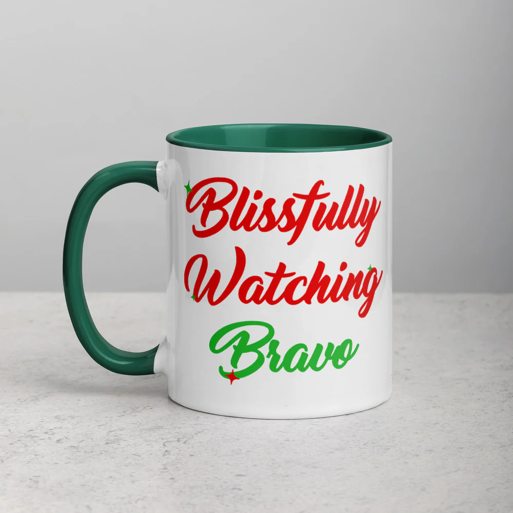Blissfully Watching Bravo Two Tone Mug - Image 6