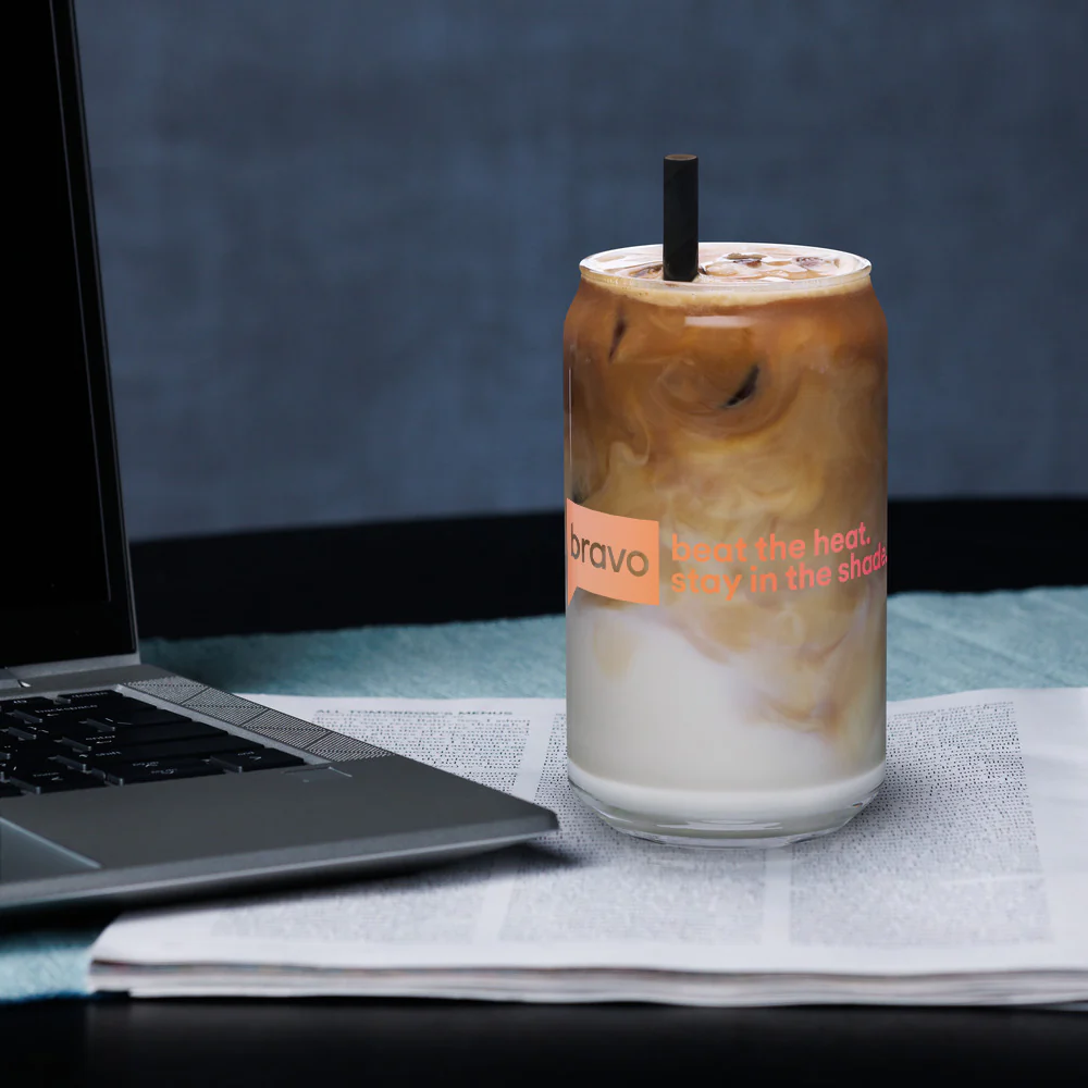 Bravo Beat The Heat Can Shaped Glass - Image 4
