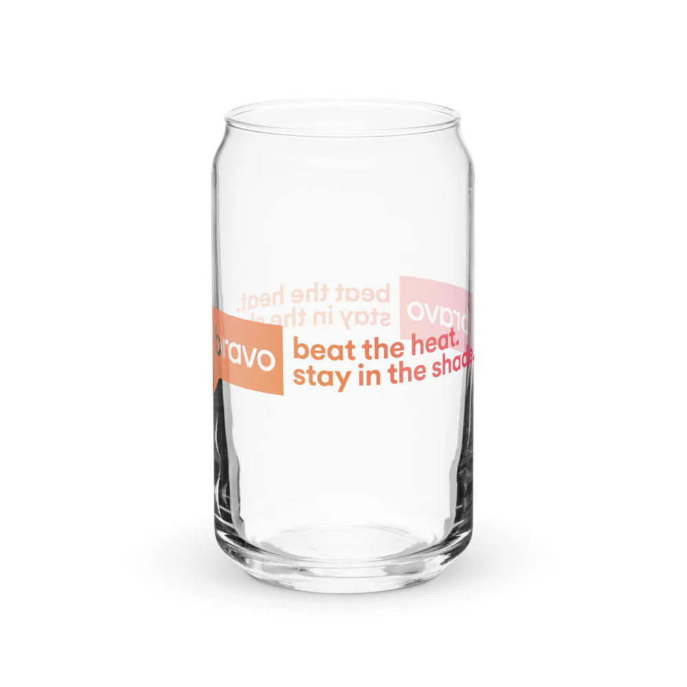 Bravo Beat The Heat Can Shaped Glass - Image 5