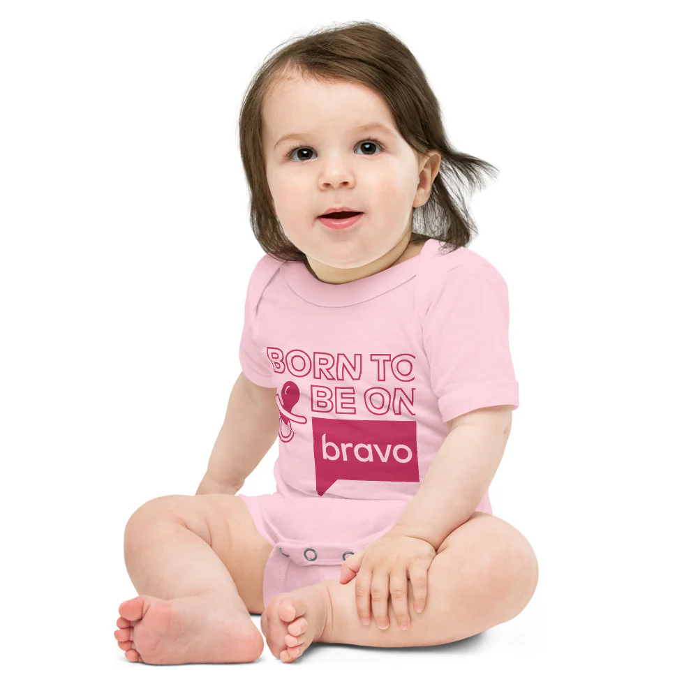 Bravo Born to be on Bravo Baby Bodysuit - Image 2