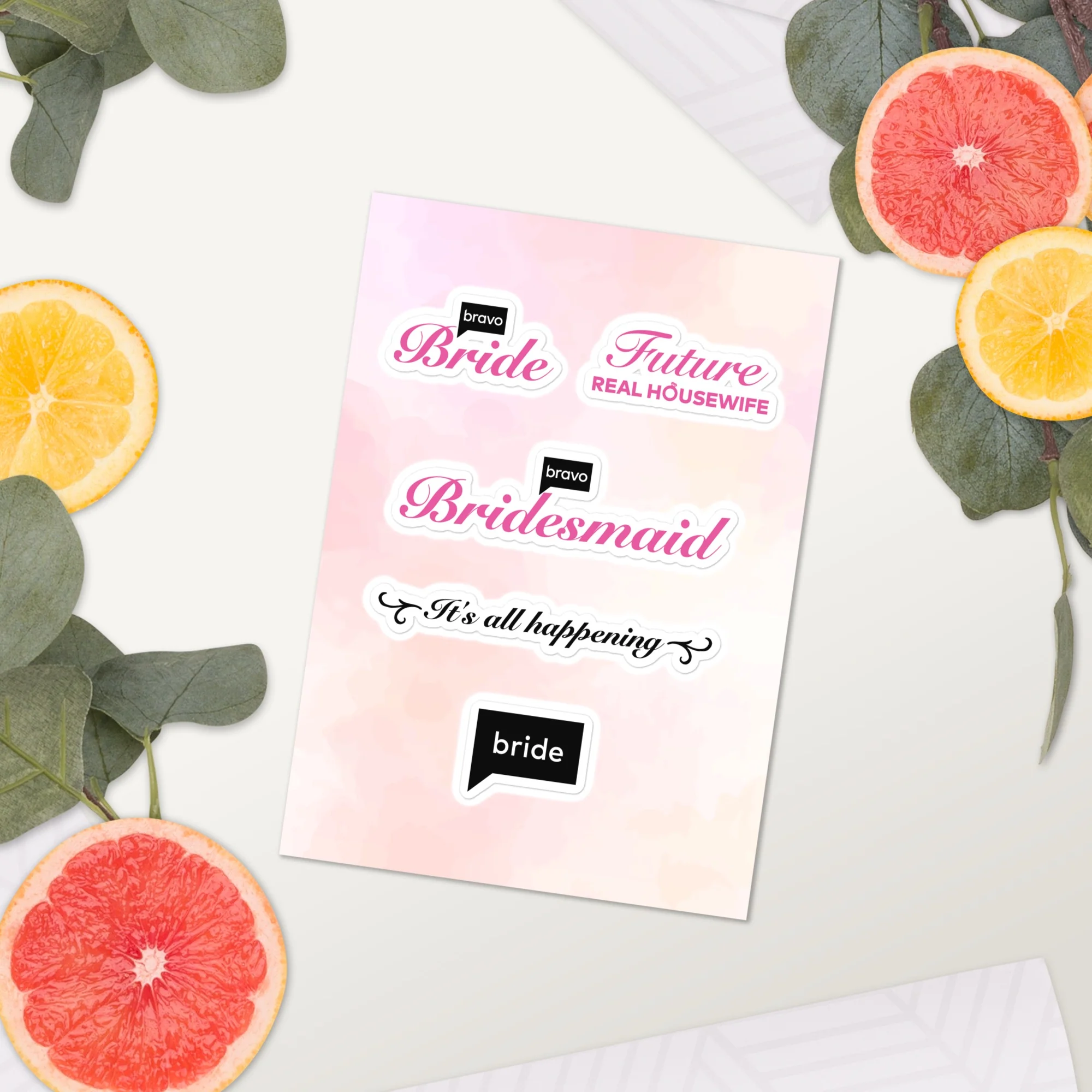 Bravo Bride Sticker Sheet - Image 3