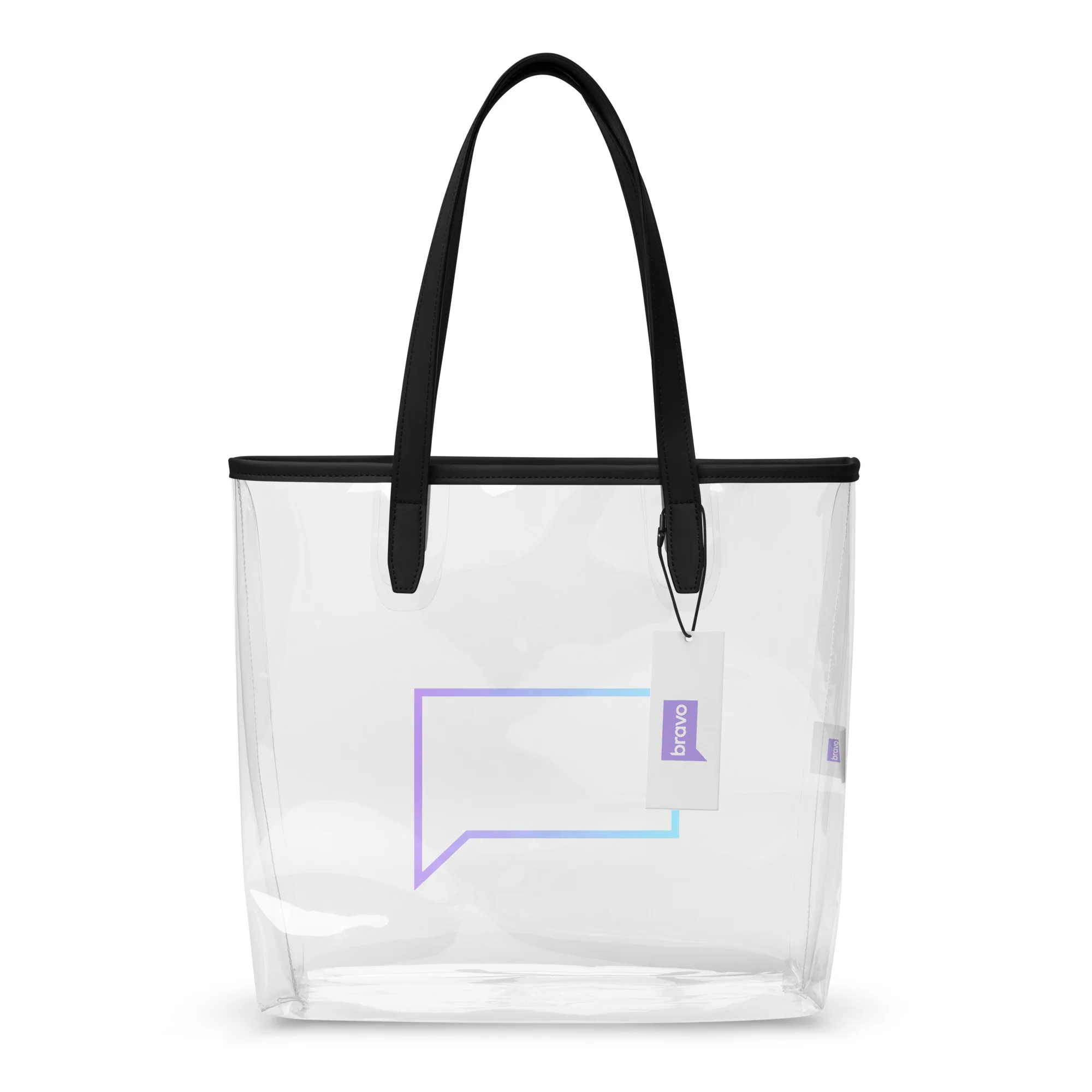 Bravo Fan Fest Clear Tote Bag - Purple/Blue