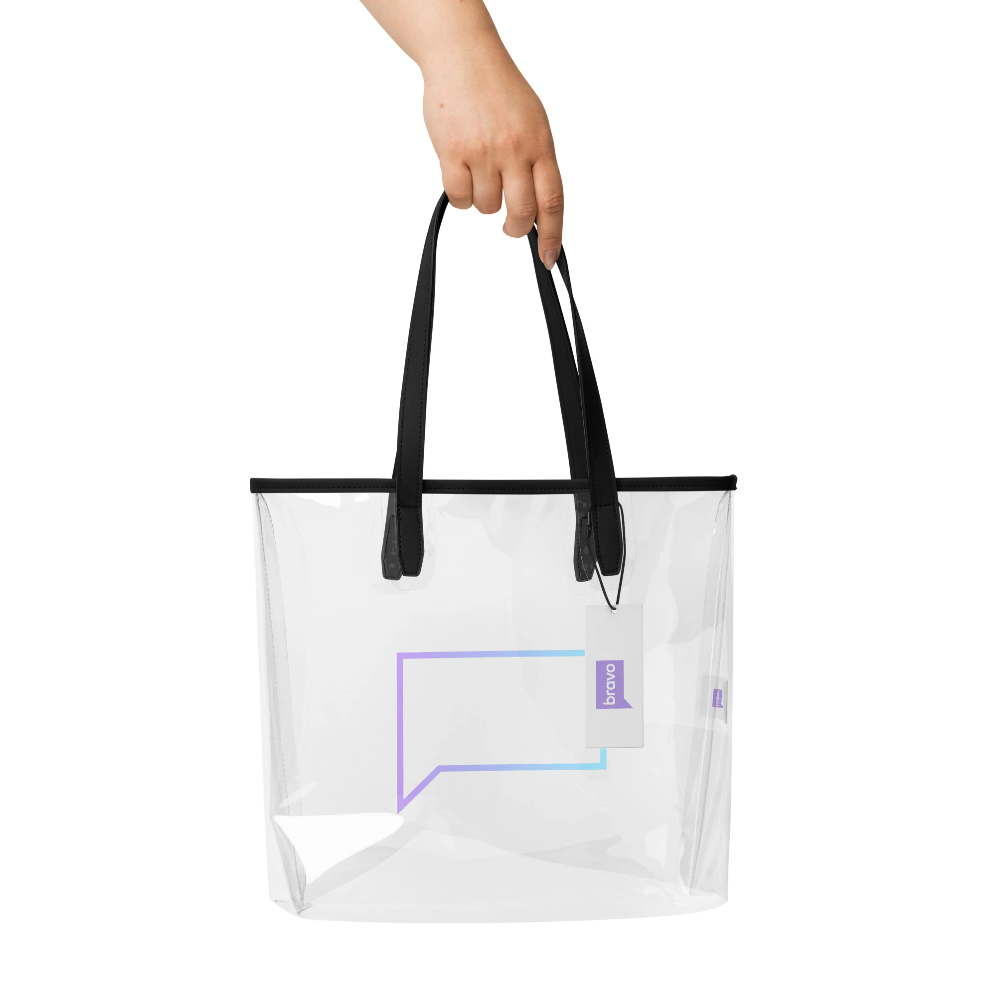 Bravo Fan Fest Clear Tote Bag - Purple/Blue - Image 3