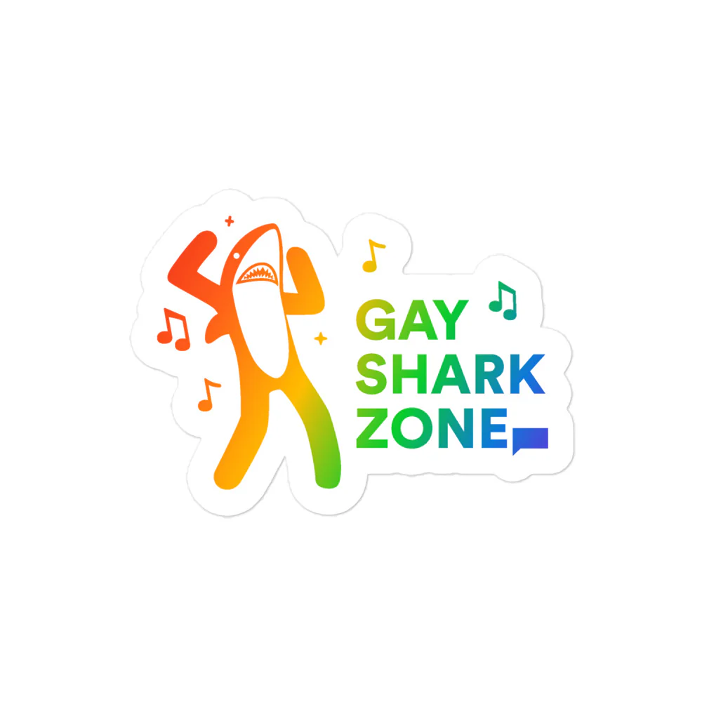 Watch What Happens Live Gay Shark Kiss Cut Sticker - Image 12