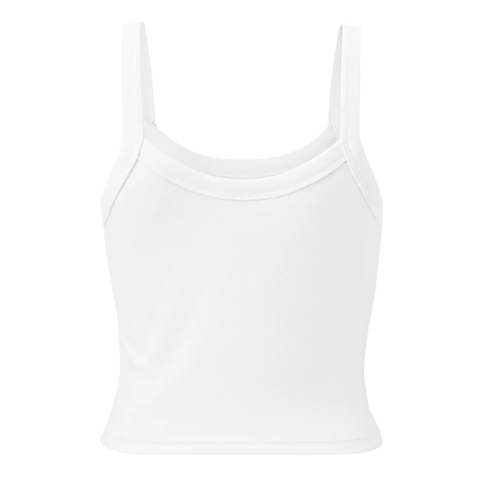BravoCon Repeating Logo Women's Micro-Rib Tank Top - Image 4