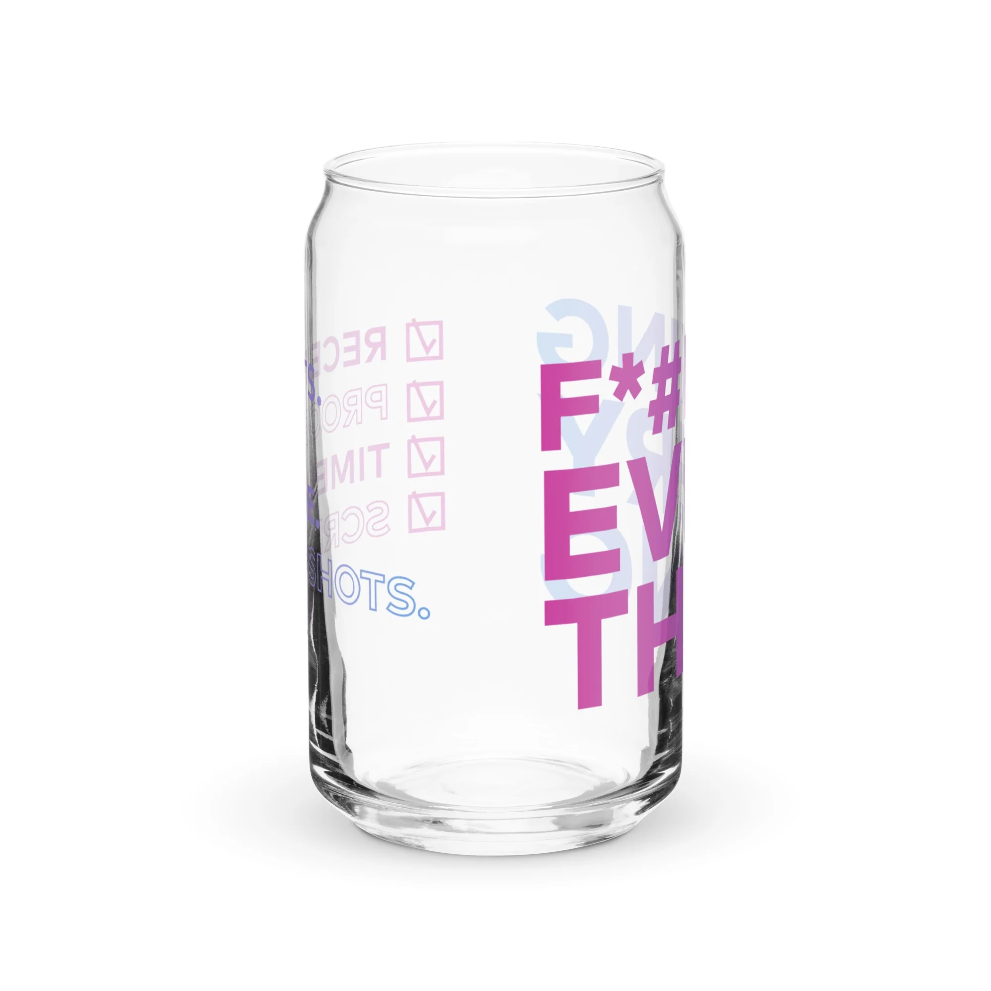 The Real Housewives of Salt Lake City Receipts Can Shaped Glass - Image 5