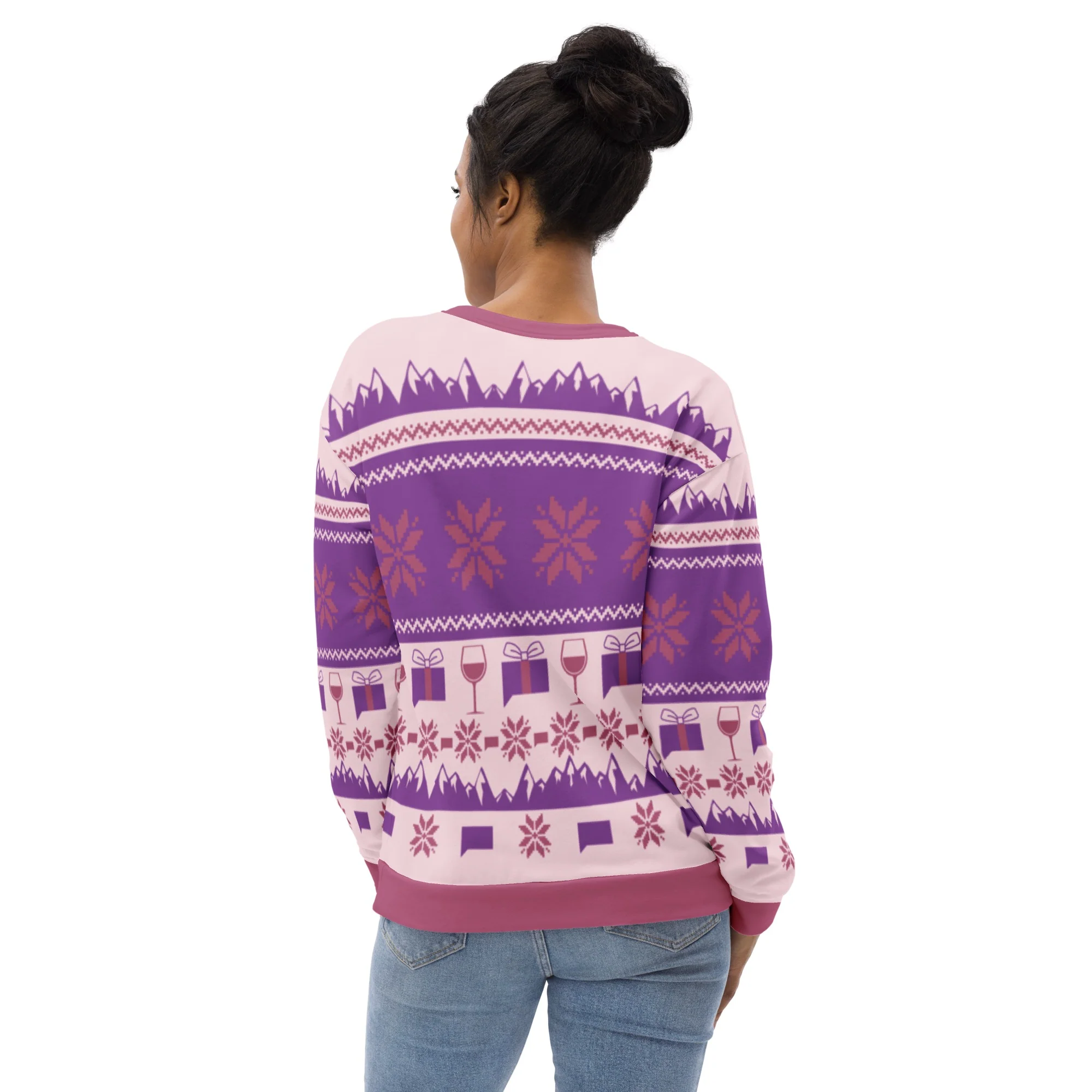 The Real Housewives of Salt Lake City I Deserve Presents Holiday Sweatshirt - Image 6