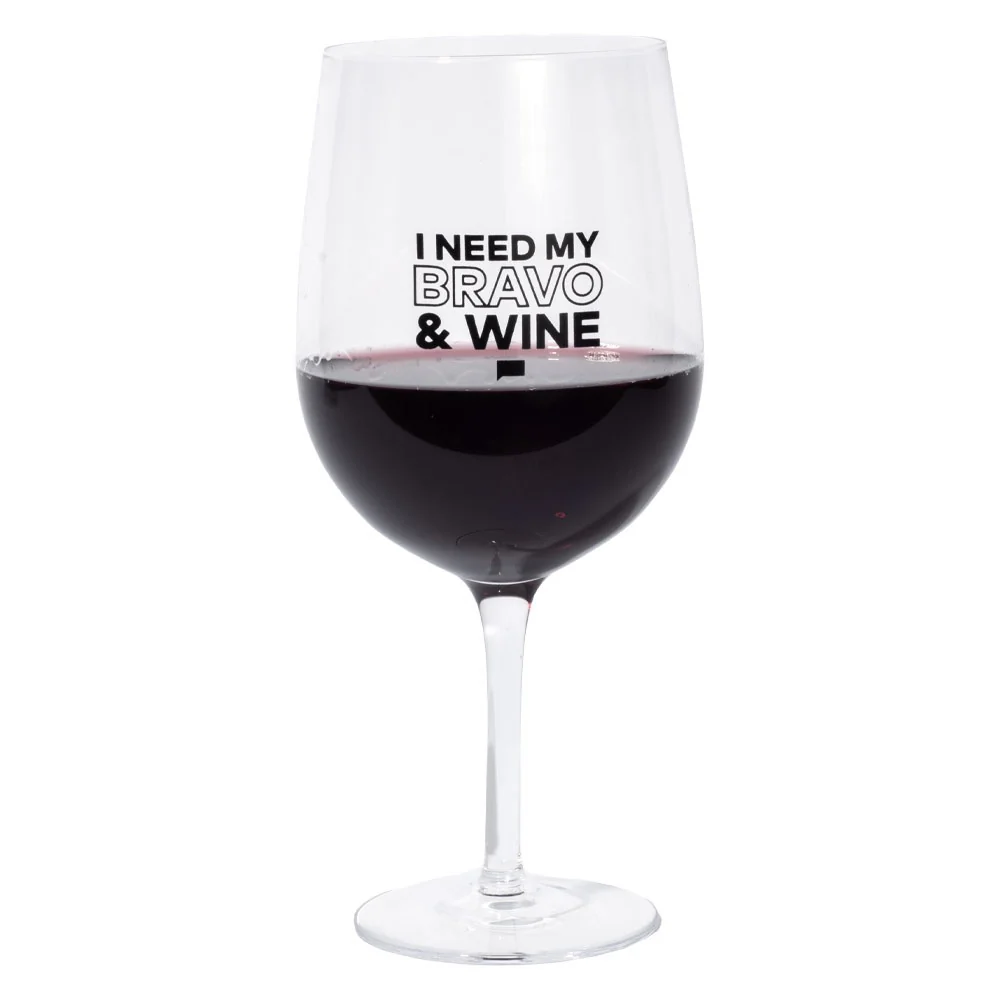 Bravo I Need My Bravo and Wine XL Wine Glass - Image 2