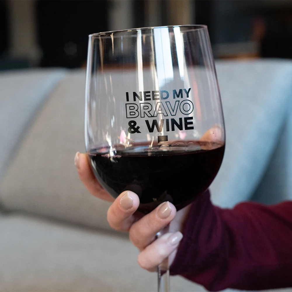 Bravo I Need My Bravo and Wine XL Wine Glass - Image 3