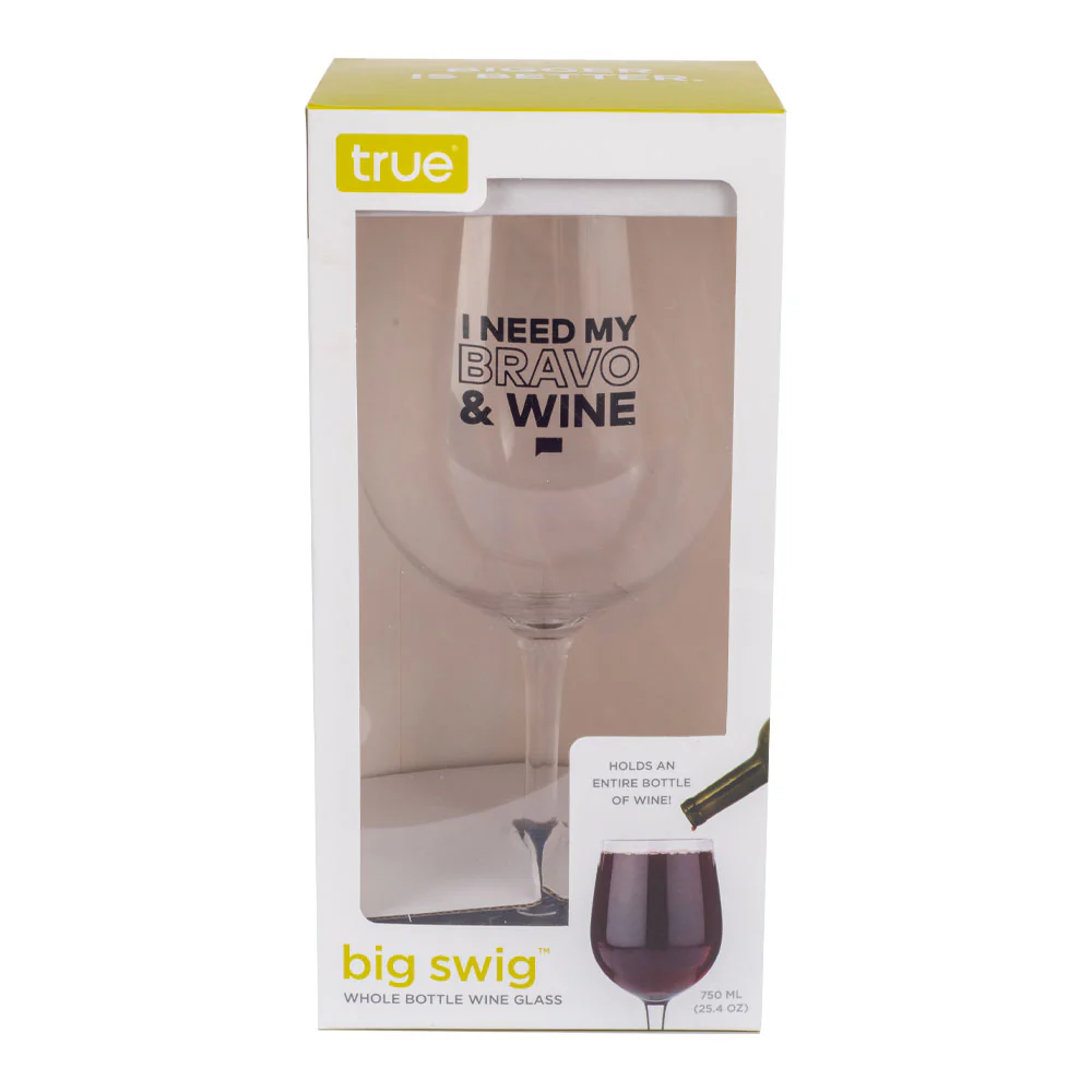 Bravo I Need My Bravo and Wine XL Wine Glass - Image 5