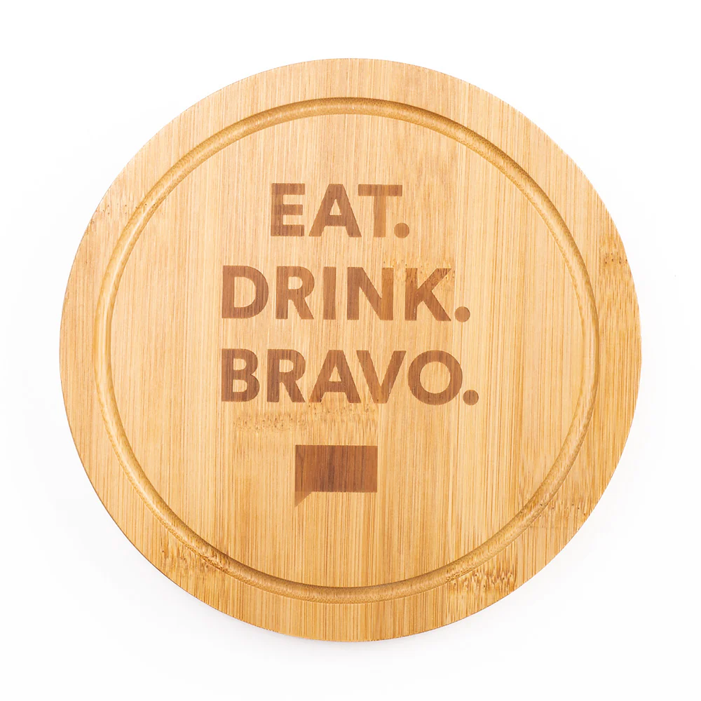 Eat. Drink. Bravo. Bamboo Charcuterie Board Kit - Image 2
