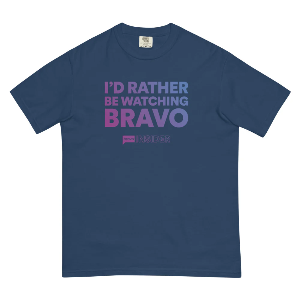 Bravo Insider I'd Rather Be Watching Bravo T-Shirt - Image 5