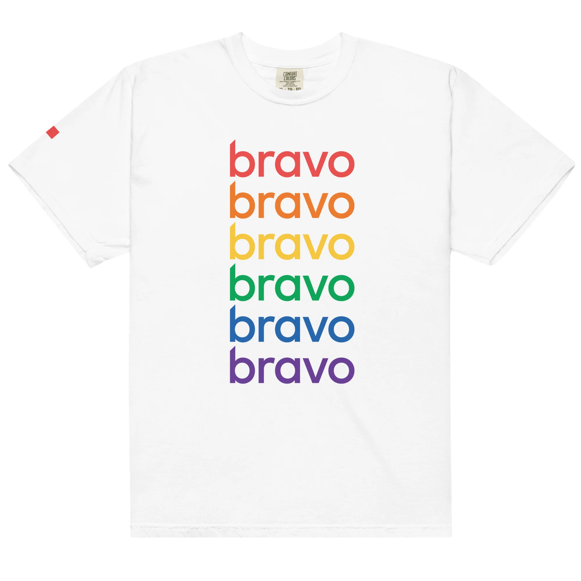 Bravo Pride T-Shirt Logo Comfort Colors - Image 2