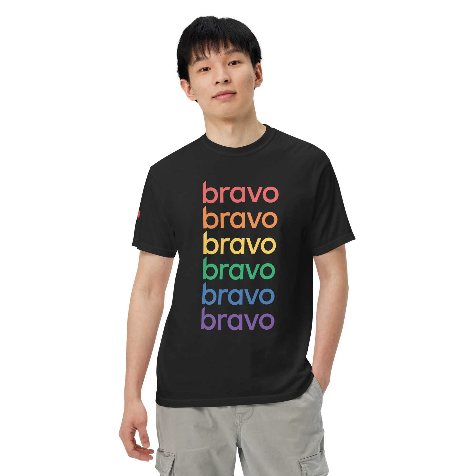 Bravo Pride T-Shirt Logo Comfort Colors - Image 3