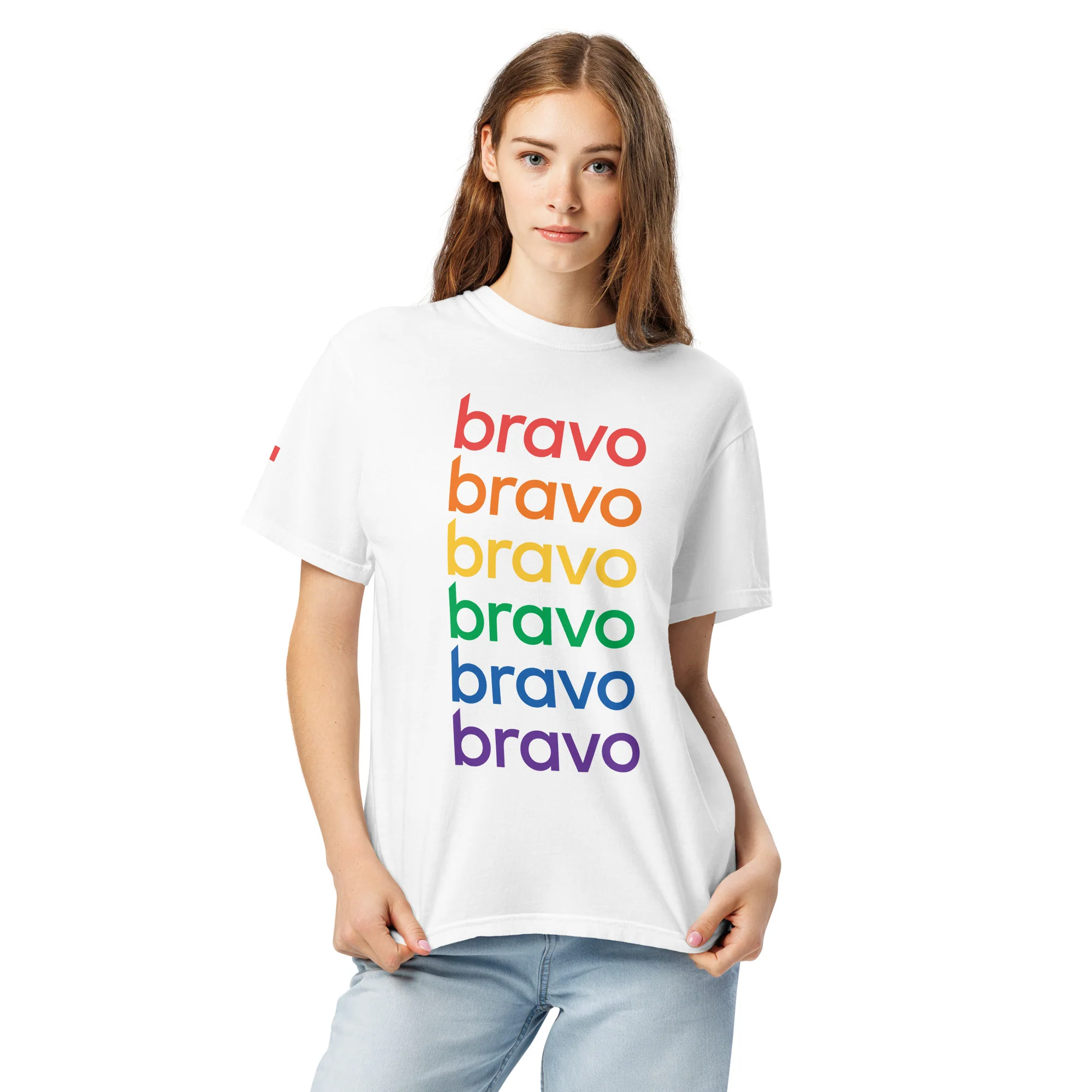 Bravo Pride T-Shirt Logo Comfort Colors - Image 4