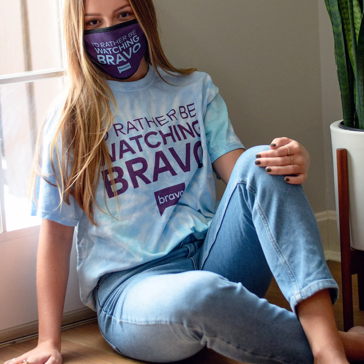 Rather Be Watching Bravo Tie-Dye Short Sleeve T-Shirt - Image 3