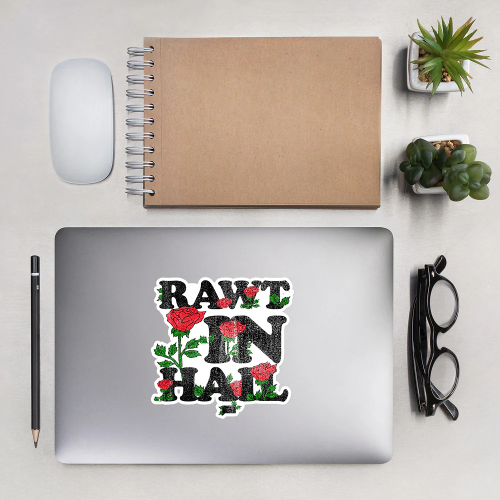 Bravo Rawt In Hail Kiss Cut Sticker - Image 2