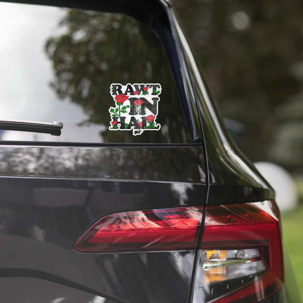 Bravo Rawt In Hail Kiss Cut Sticker - Image 3