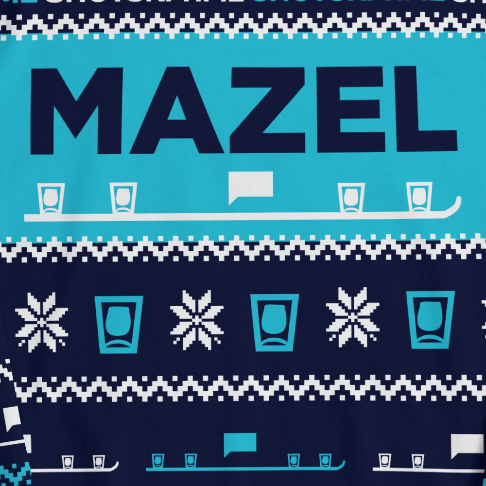 Watch What Happens Live Mazel Shotski Time Holiday Sweatshirt - Image 2