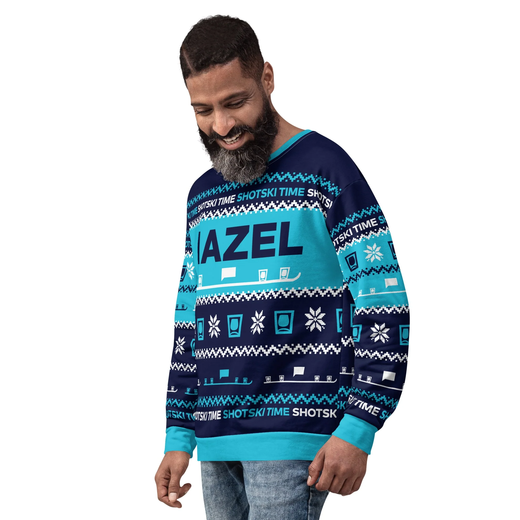Watch What Happens Live Mazel Shotski Time Holiday Sweatshirt - Image 4