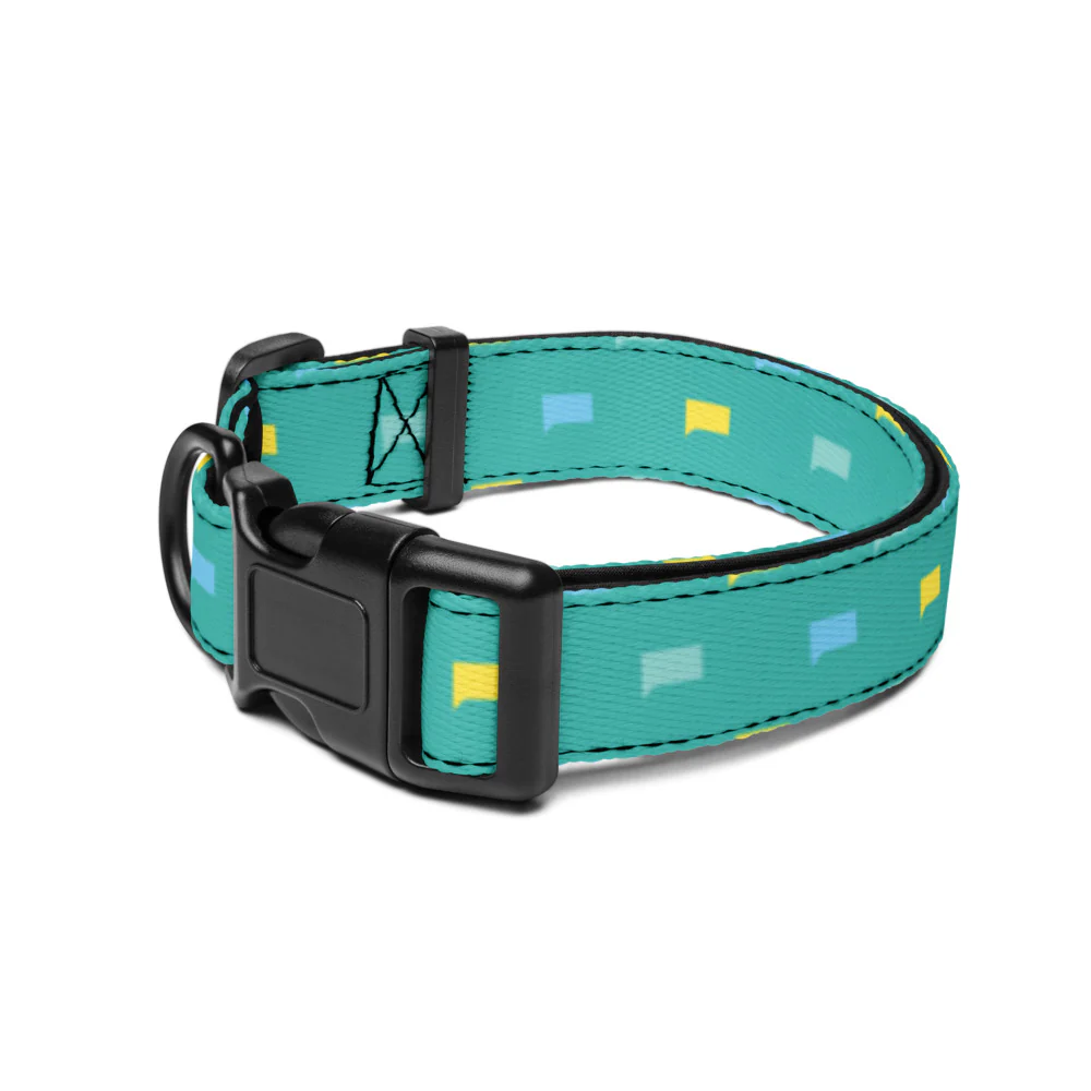 Bravo Talk Bubble Pattern Collar - Image 3