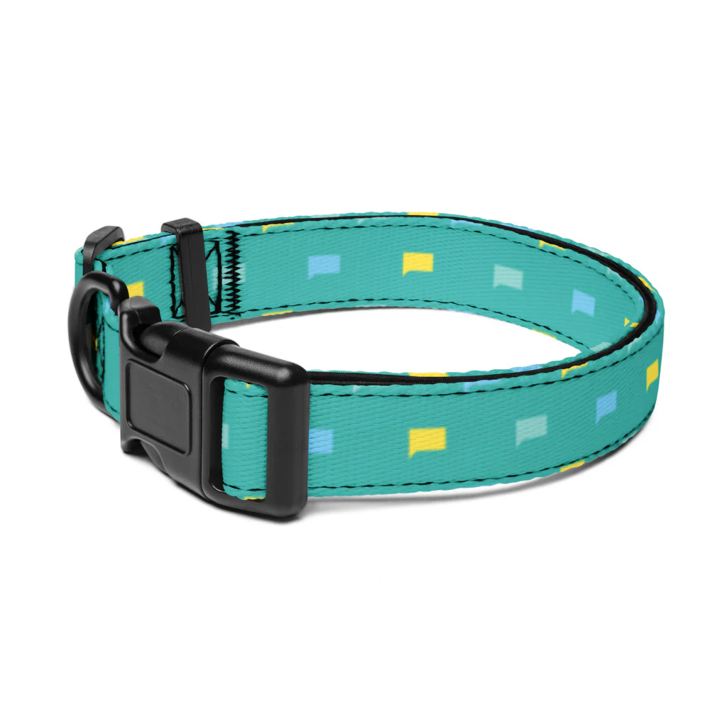 Bravo Talk Bubble Pattern Collar - Image 5