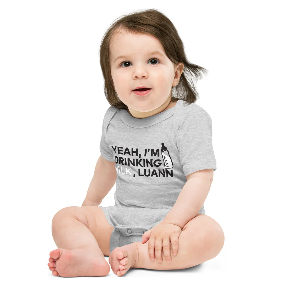 The Real Housewives of New York City I'm Drinking Milk, Luann! Baby Bodysuit - Image 2