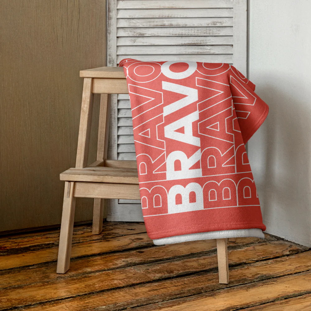 Bravoholic Repeat Beach Towel - Image 4