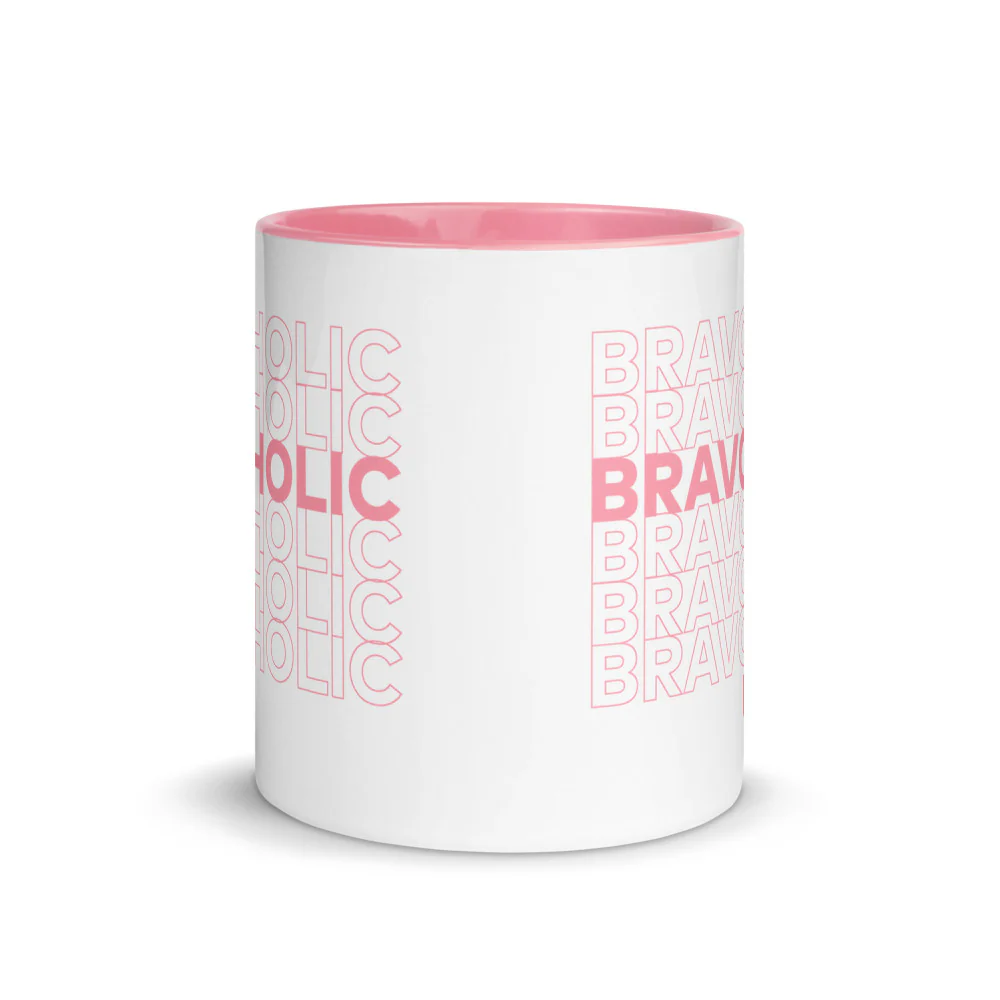 Bravoholic Repeat Two-Tone Mug - Image 3