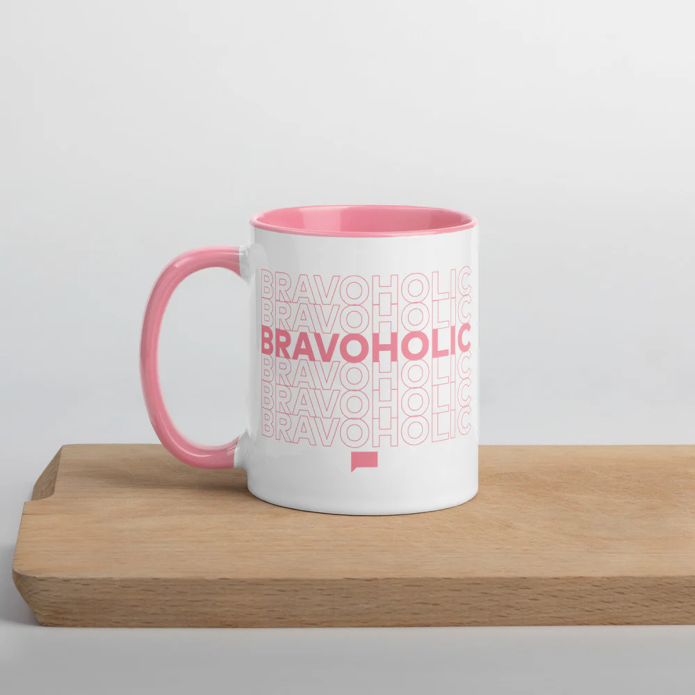 Bravoholic Repeat Two-Tone Mug - Image 4