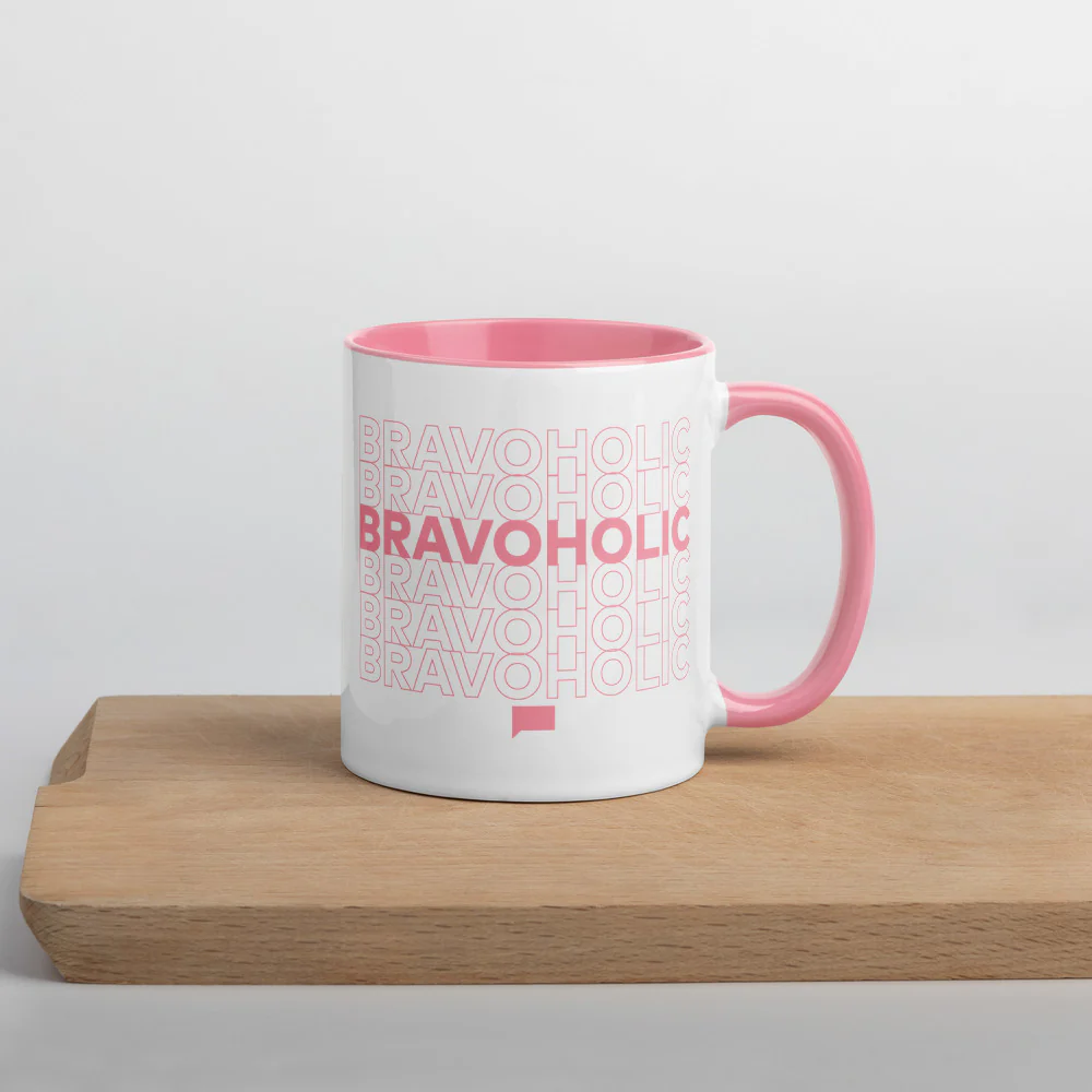 Bravoholic Repeat Two-Tone Mug - Image 5