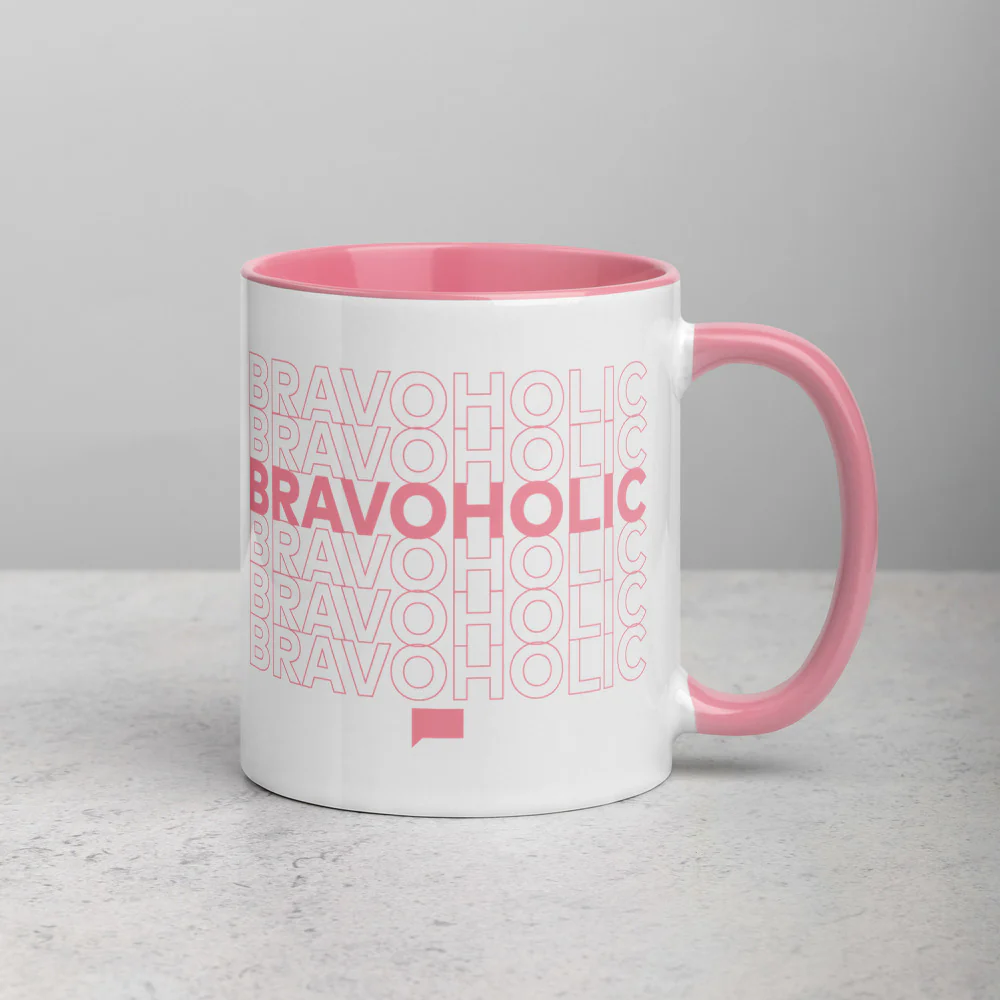 Bravoholic Repeat Two-Tone Mug - Image 8