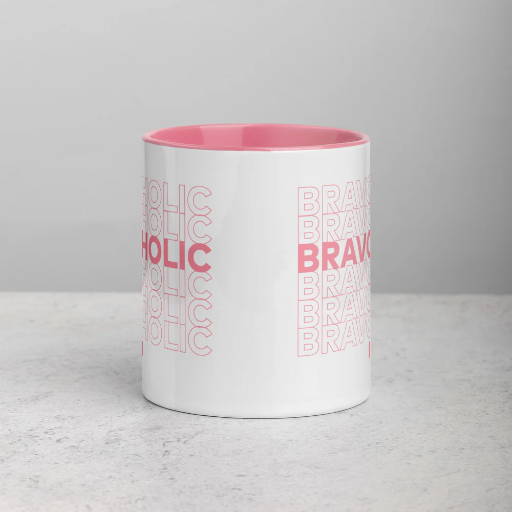Bravoholic Repeat Two-Tone Mug - Image 9