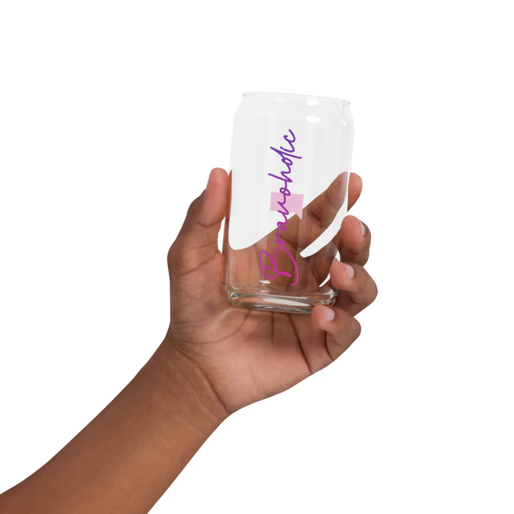 Bravoholic Script Can Shaped Glass - Image 3
