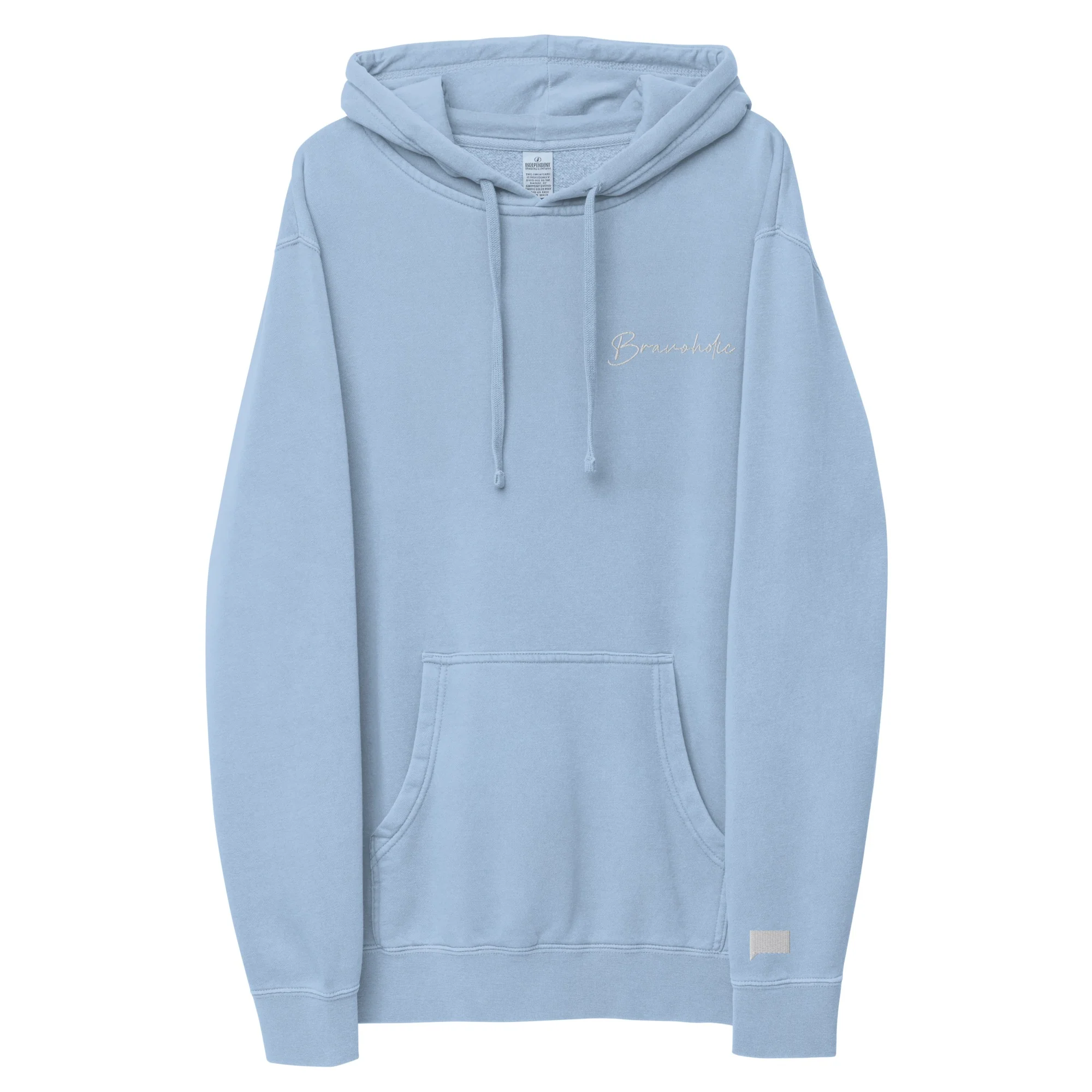 Bravoholic Script Embroidered Hoodie - Image 4
