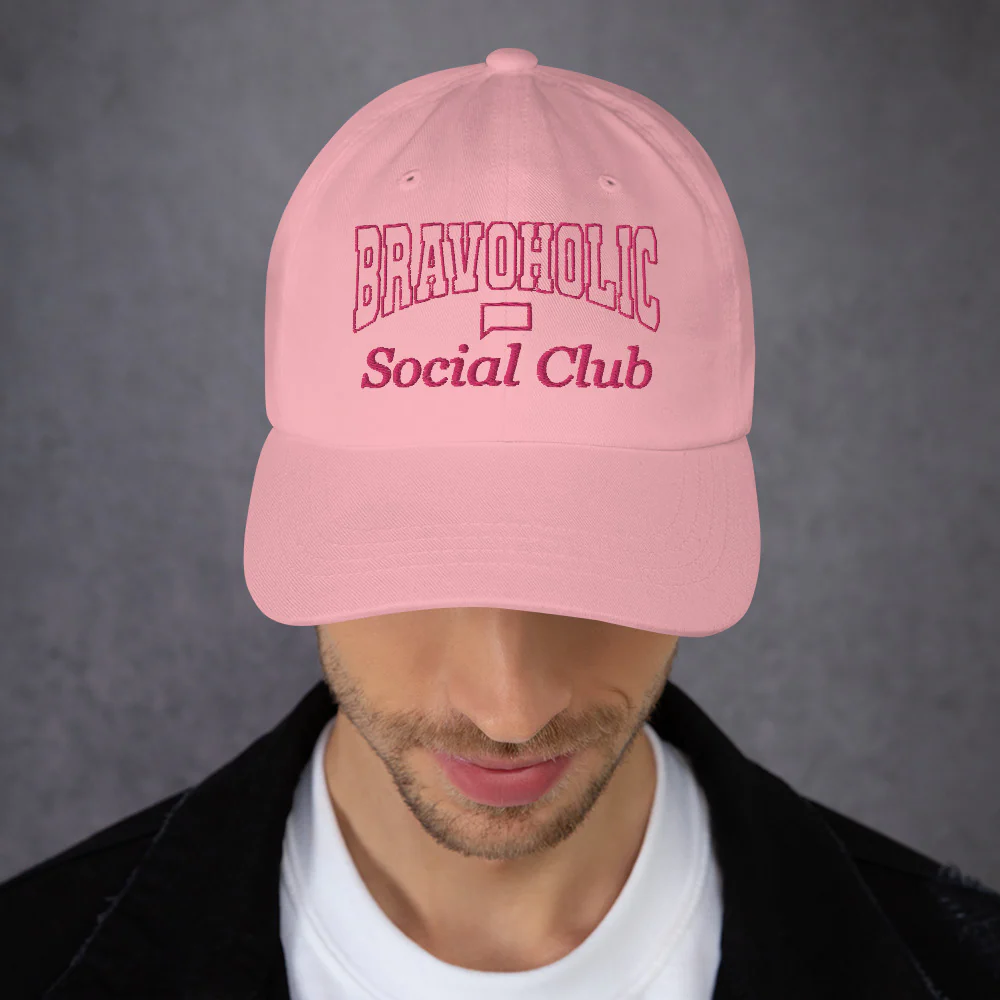 Bravoholic Social Club Embroidered Dad Hat - Image 4