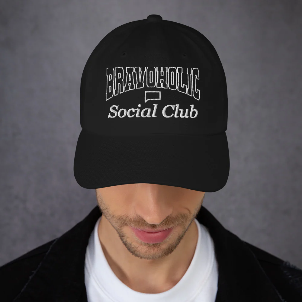 Bravoholic Social Club Embroidered Dad Hat - Image 7