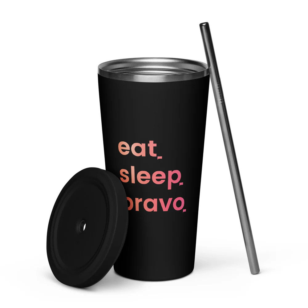 Eat. Sleep. Bravo Insulated Tumbler - Image 2