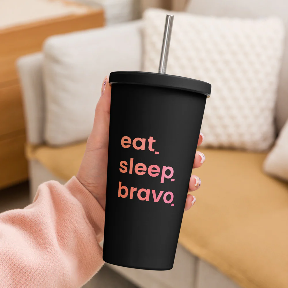 Eat. Sleep. Bravo Insulated Tumbler - Image 3