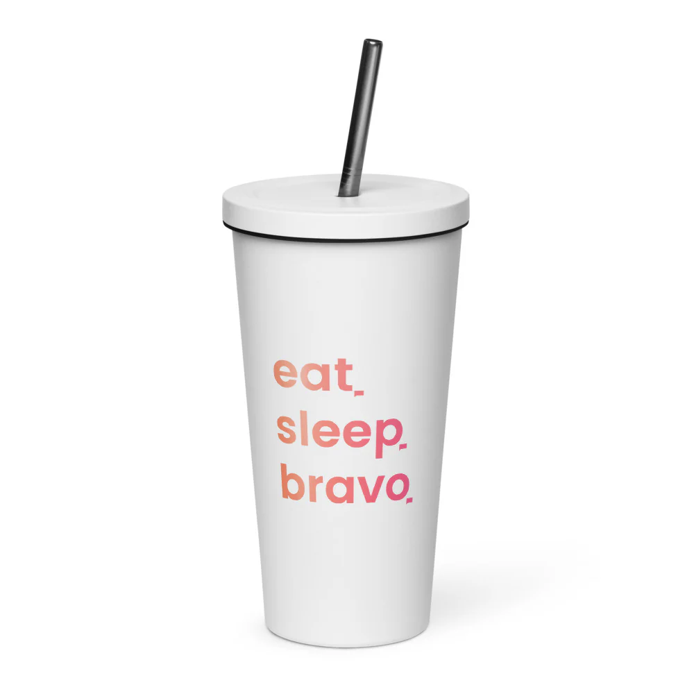 Eat. Sleep. Bravo Insulated Tumbler - Image 7